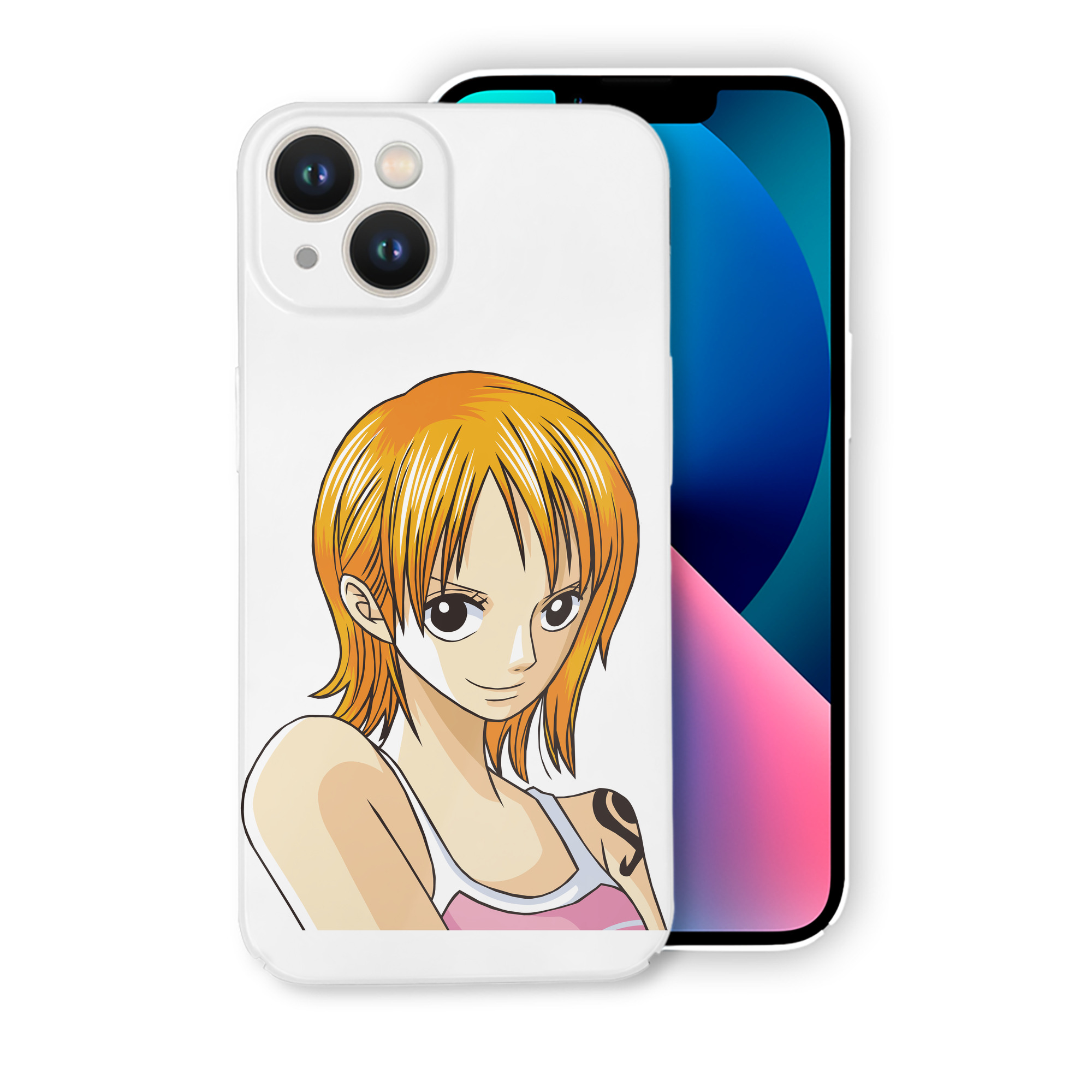 （画像用） ワンピース ナミ ONE PIECE Nami 【iPhone 14シリーズ対応】ハードケース